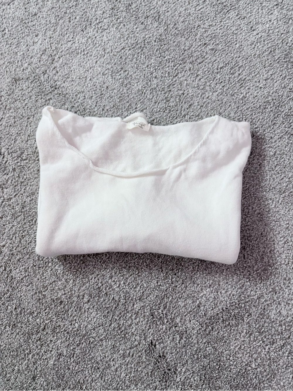 Brandy Melville white long sleeve crop top